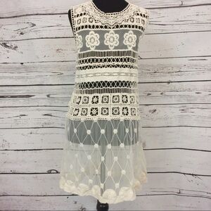 Anthropologie Sunday in Brooklyn Crocheted Dress